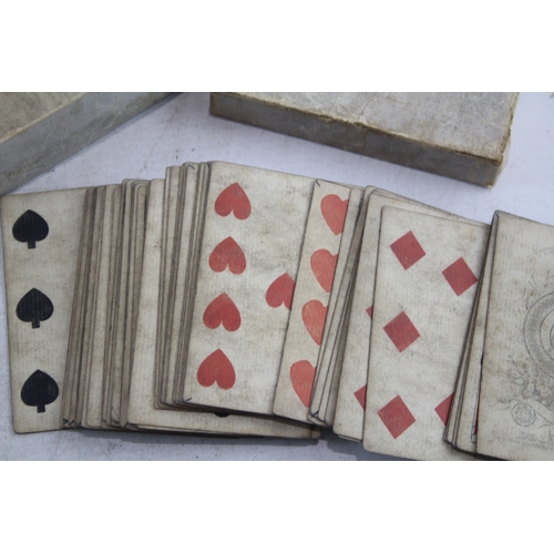 357 - Antique Banks Bros Deck of Cards 1 Missing Ace of Spades Missing