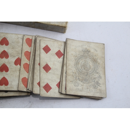 357 - Antique Banks Bros Deck of Cards 1 Missing Ace of Spades Missing