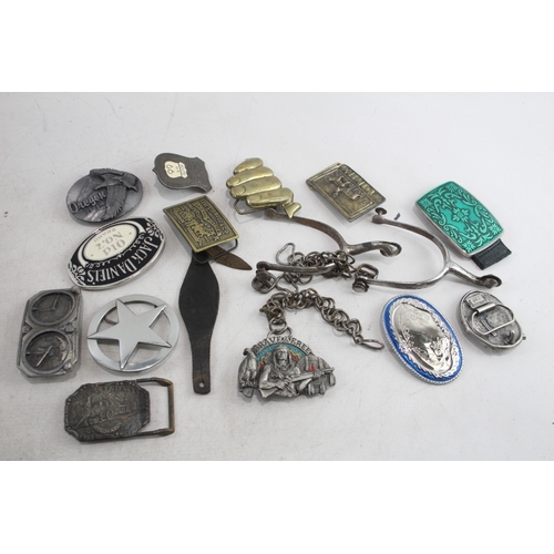 358 - Assorted Collectable Belt Buckles