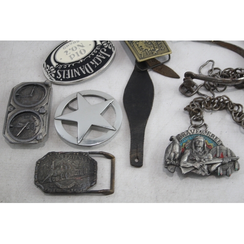 358 - Assorted Collectable Belt Buckles