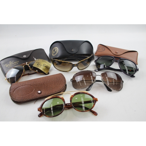 362 - Rayban Designer Sunglasses Glasses Assorted Inc Cases x 5