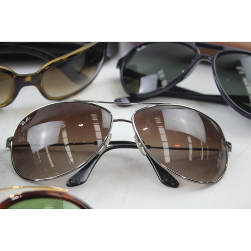 362 - Rayban Designer Sunglasses Glasses Assorted Inc Cases x 5