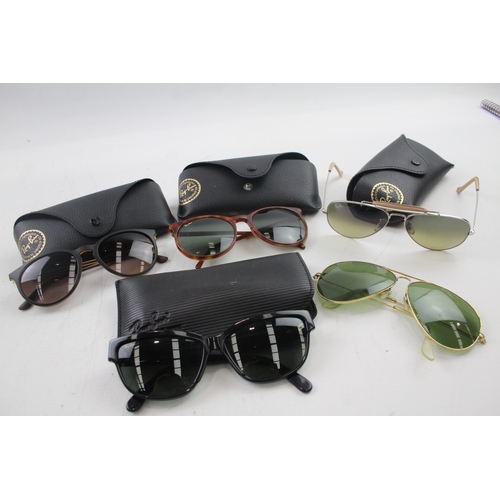 363 - Rayban Designer Sunglasses Glasses Assorted Inc Cases x 5