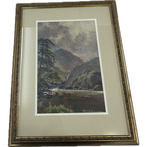 71 - Alfred Harford, RWA (1848-1913) oil painting river scene, approximate frame measurements: 22.5 x 17 ... 