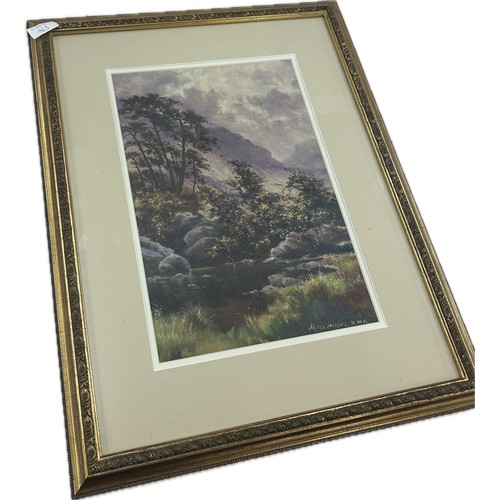 71 - Alfred Harford, RWA (1848-1913) oil painting river scene, approximate frame measurements: 22.5 x 17 ... 