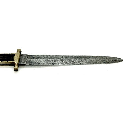 518 - Joseph Gill spear point bowie knife circa 1851, length 31.5cm