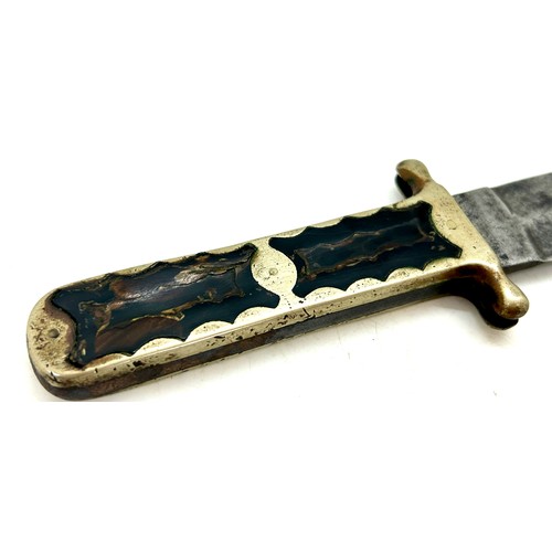 518 - Joseph Gill spear point bowie knife circa 1851, length 31.5cm