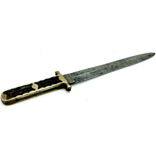 518 - Joseph Gill spear point bowie knife circa 1851, length 31.5cm