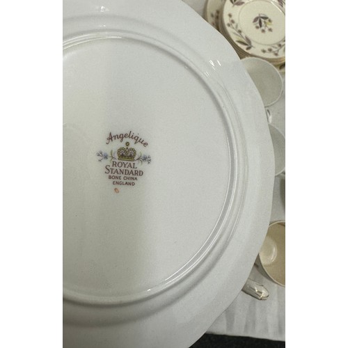 227 - Selection of part tea services includes Royal Standard, Fine bone china etc