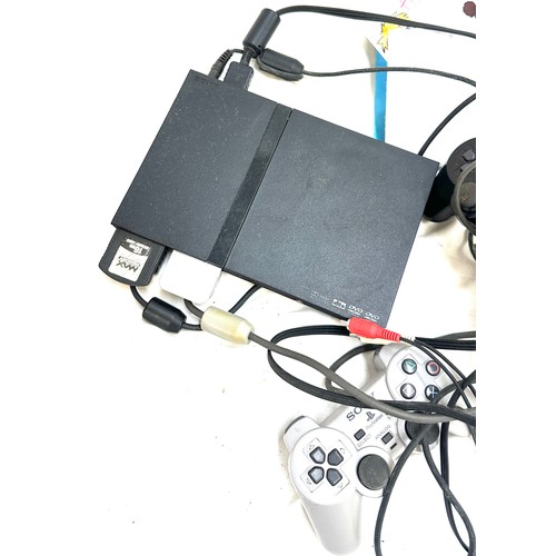 93 - Playstation 2 with controls and leads, untested