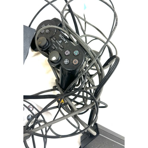 93 - Playstation 2 with controls and leads, untested