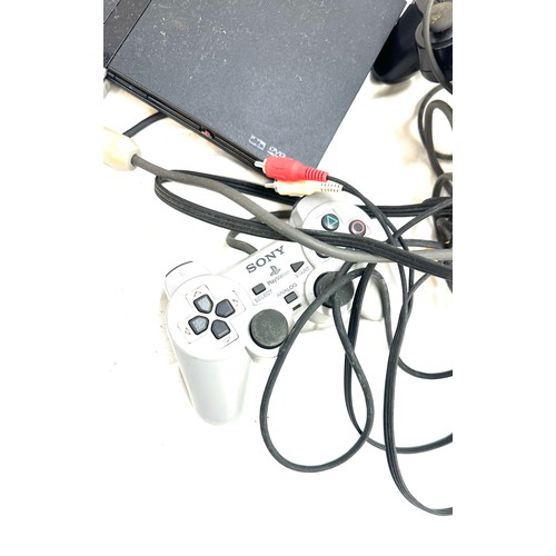 93 - Playstation 2 with controls and leads, untested