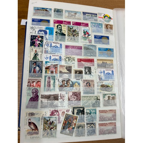 31 - Album containing various loose stamps, multiple countries, denominations