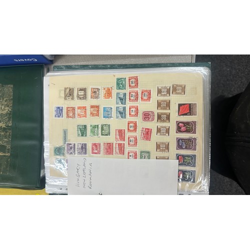 517 - Large selection of stamps within folder, various countries