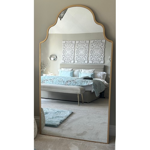 573 - Wallhanging mirror, approximate measurements, Height 59 inches, Width 31.5 inches