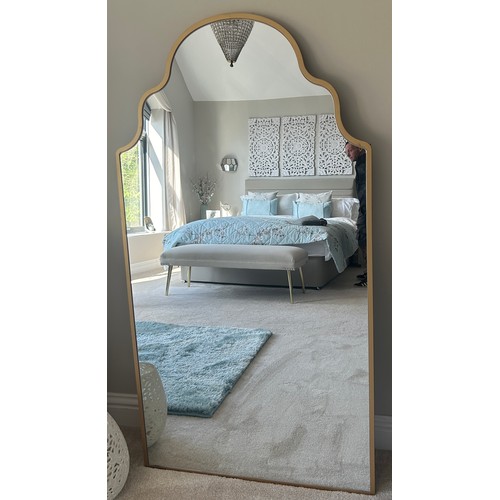 573 - Wallhanging mirror, approximate measurements, Height 59 inches, Width 31.5 inches