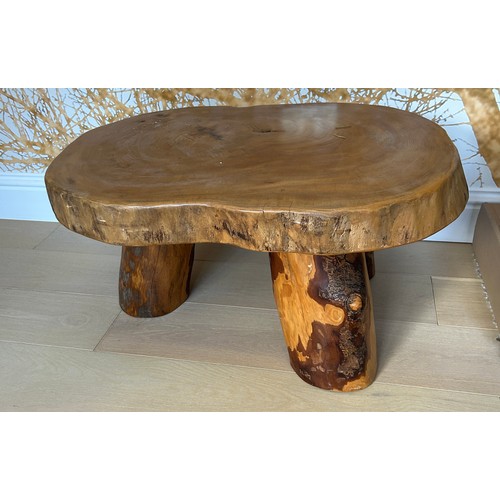 556 - Modern wooden coffee table, Height 16 inches, Width 30 inches, Depth 23 inches