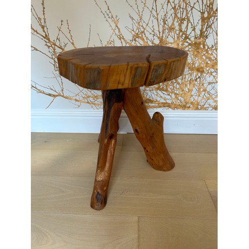 564 - Modern wooden lamp table, Height 21 inches, Width 18 inches, Depth 18 inches