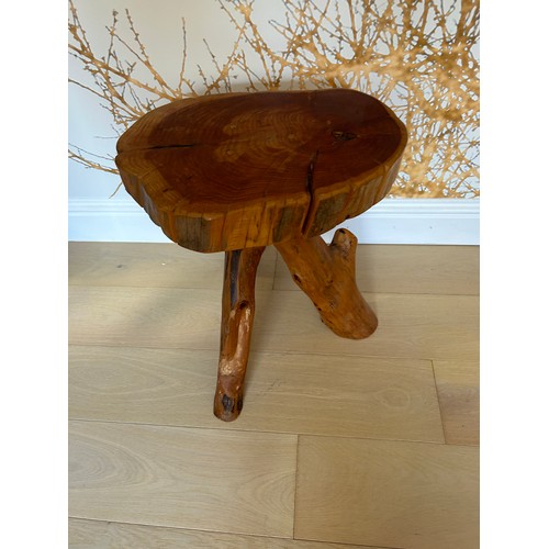 564 - Modern wooden lamp table, Height 21 inches, Width 18 inches, Depth 18 inches