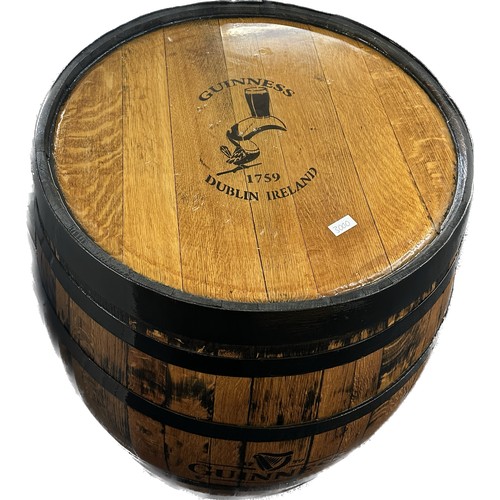 559 - Large Guinness barrel display table measures approx