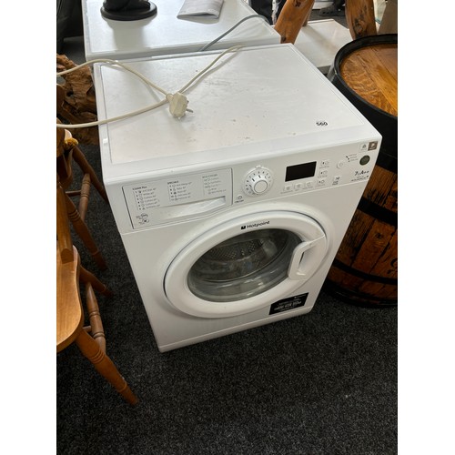 560 - Hotpoint 7kg aquarius wmpg 762 washing machine