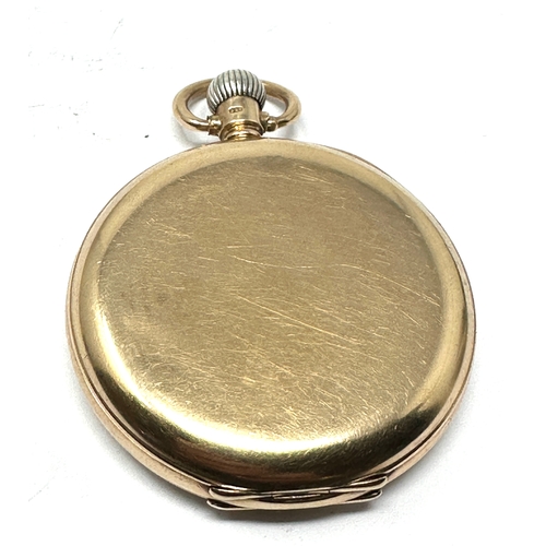 354 - 9ct Gold Rolex pocket watch the watch winds and ticks