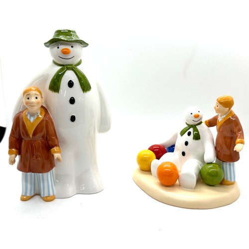 3 - Two Loose The Snowman figures includes Soft Landing and a money box