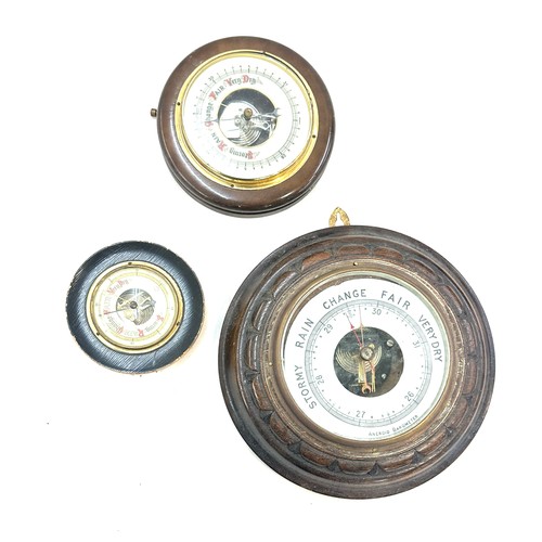 68 - Three vintage barometers