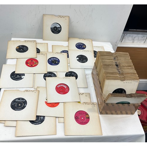 196 - Selection of 45's from the 60's to include ' The Zombies', ' Brenda Lee' etc