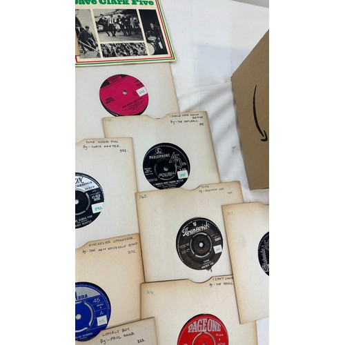 217 - Selection of 45's from the 60's to include ' The Moody Blues', 'The Troggs' etc