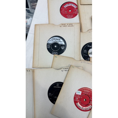 175 - Selection of 45's from the 60's to include ' The Everley Brothers', ' Diana Scott' etc