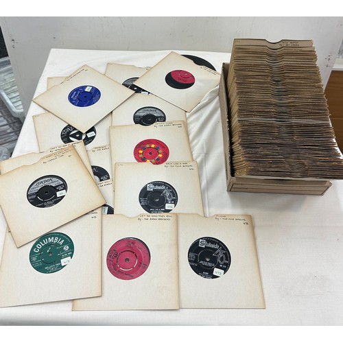 190 - Selection of 45's from the 60's to include ' The Four Seasons', ' The Starliters' etc