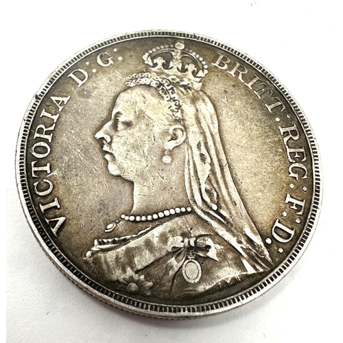 417 - 1892 Victorian silver crown