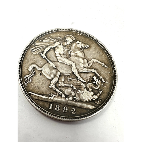 417 - 1892 Victorian silver crown