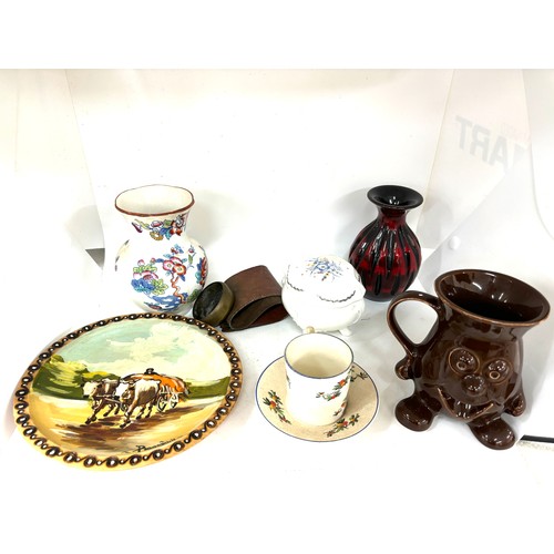 72 - Selection of collectables includes Cadburys jug, vases etc