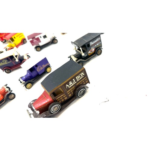 43 - Selection of vintage advertising toy cars