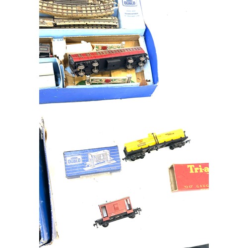 152 - Boxed Hornby Dublo electric tram set etc