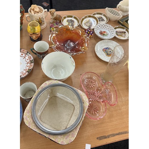 174 - Large quantity of miscellaneous includes Jug and bowl, Glass bowl etc