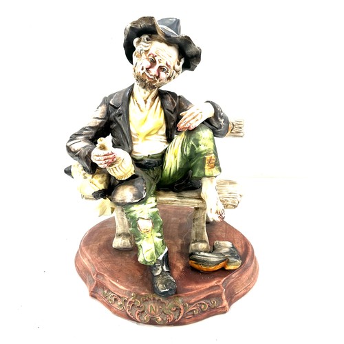 21 - Vintage Capodimonte figure, a/f