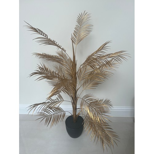 264 - Artificial gold plant, approximate height 52 inches