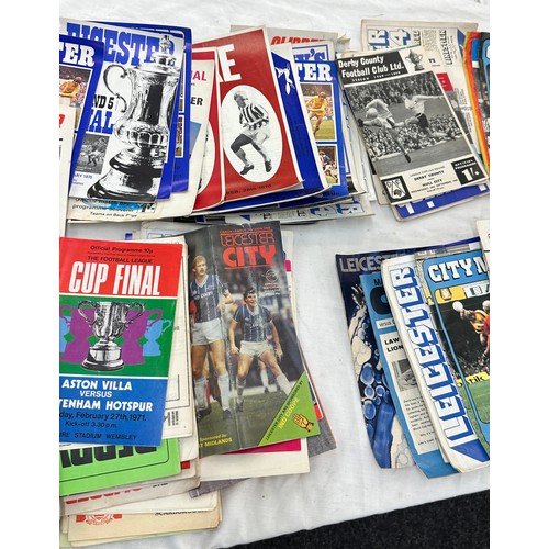 26 - Selection of vintage domestic football leaflets to include Leicester City football, Stoke city etc