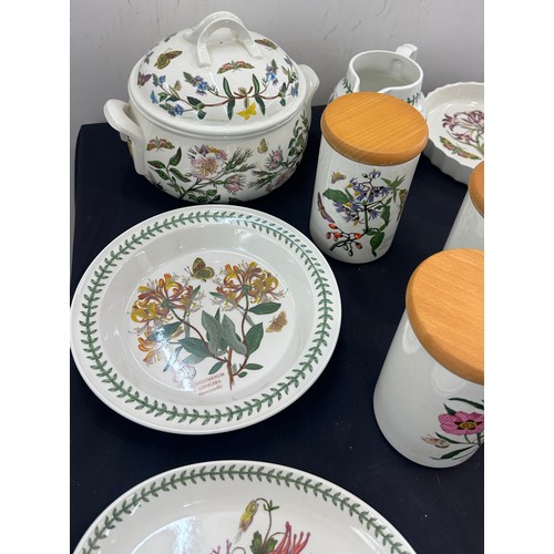 182 - Selection of vintage Portmeirion porcelain items to include coffee pot, tea sugar and coffee holders... 