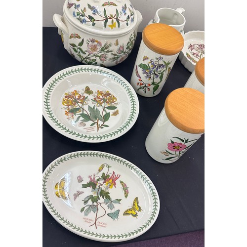 182 - Selection of vintage Portmeirion porcelain items to include coffee pot, tea sugar and coffee holders... 