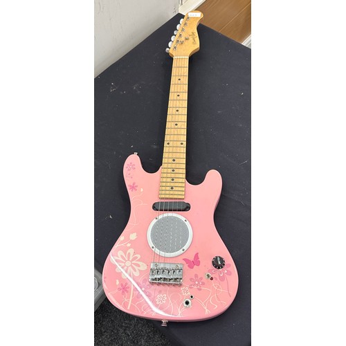 164 - Pink Musie Alley electric guitar