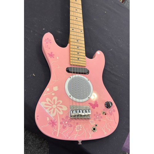 164 - Pink Musie Alley electric guitar