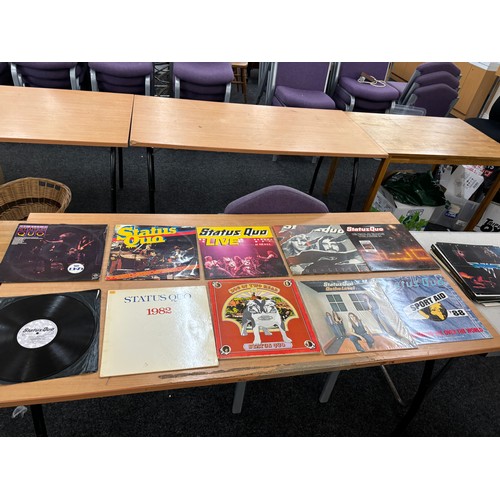 24 - Large selection of Status Quo records