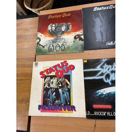 90 - Large selection of Status quo records