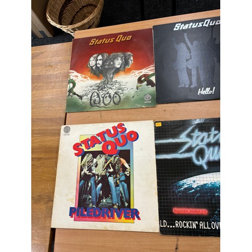 90 - Large selection of Status quo records