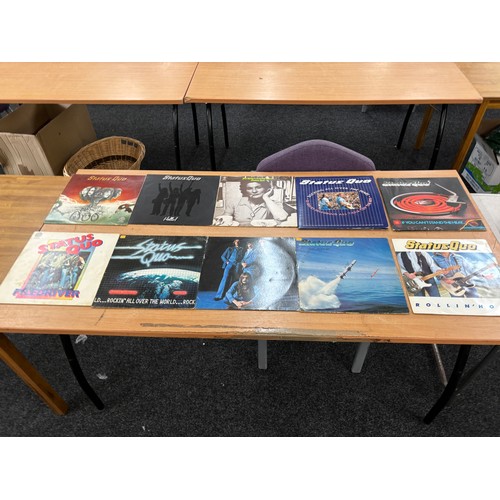 90 - Large selection of Status quo records