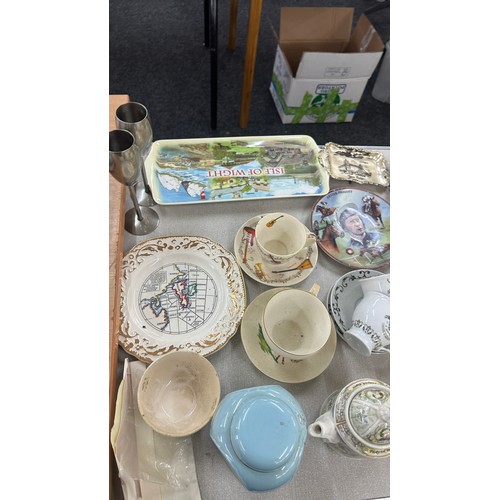 151 - Large selection of miscellaneous includes Cups, saucers, guiness tankard etc